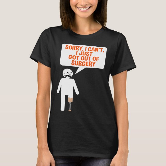 Camiseta Leg Prosthesis Quote for Falke Limb and Artificial (Anverso)