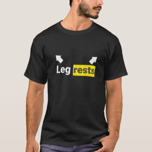 Camiseta Leg Rest Funny Humor Adulto Papá Chiste Sucio Naci