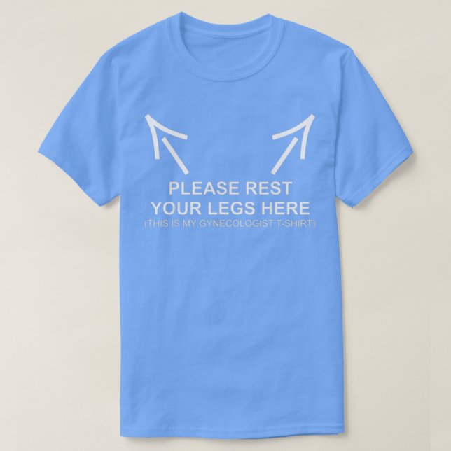 Camiseta Leg Resta Humor Adulto I Gicecólogo Título (Diseño del anverso)