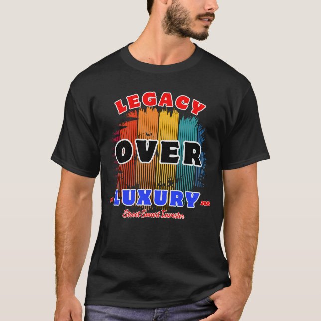 Camiseta Legacy sobre Luxury Wealth Builder para Visionario (Anverso)