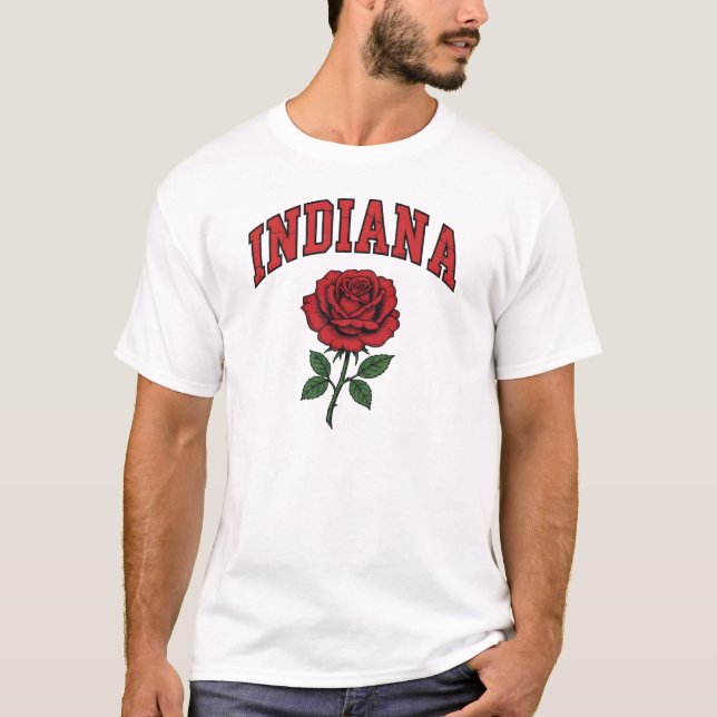Camiseta Legado de Indiana en Flor (Anverso)