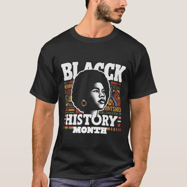 Camiseta Legado de la fuerza: Historia negra conmemorativa  (Anverso)
