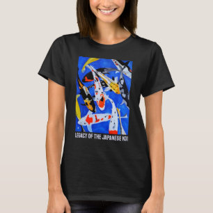 Camiseta Legado de la pintura japonesa de koi de Alfred Fox