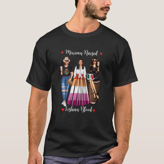 Camiseta Legado De Lesbianas Lgbtq Mexicanas Nacidas En Méx (Anverso)