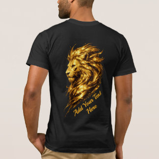 Camiseta Legado del León Dorado | León Dorado de Lujo Perso
