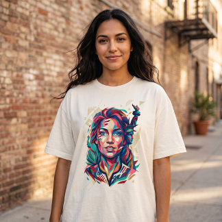 Camiseta Legado en mosaico: Libertad, raíces y orgullo mode