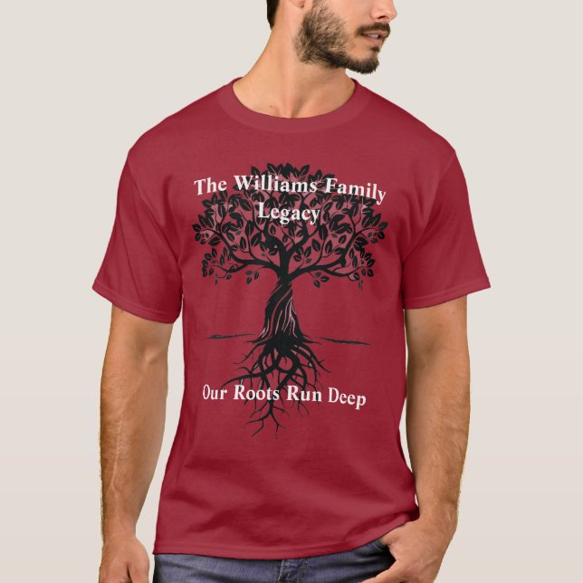 Camiseta Legado familiar personalizado (Anverso)