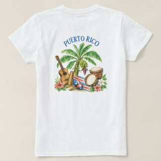 Camiseta Legado Musical de Puerto Rico Boceto Vintage