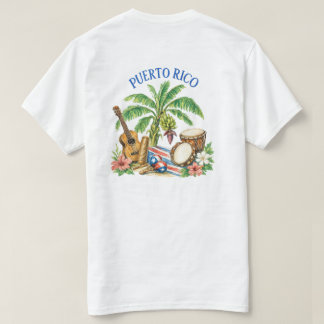 Camiseta Legado Musical de Puerto Rico Boceto Vintage