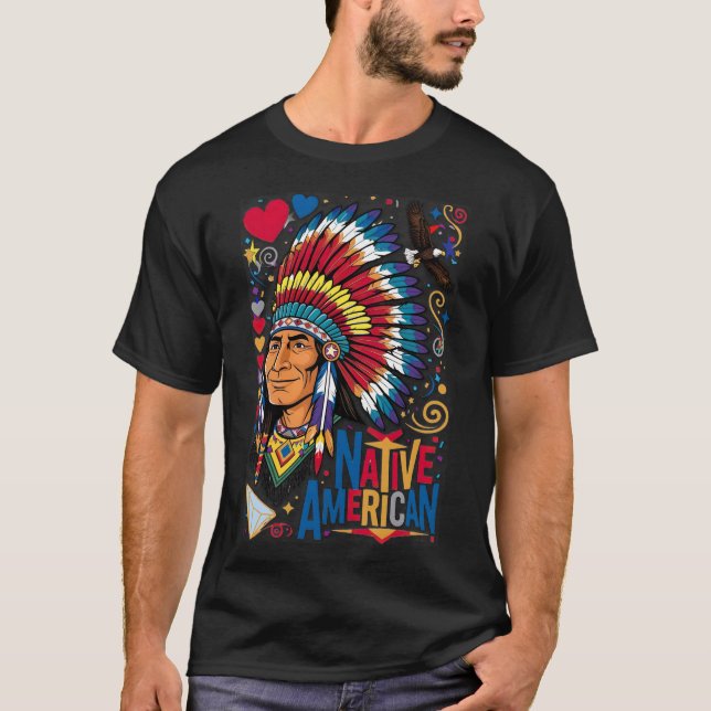 Camiseta Legado nativo americano (Anverso)
