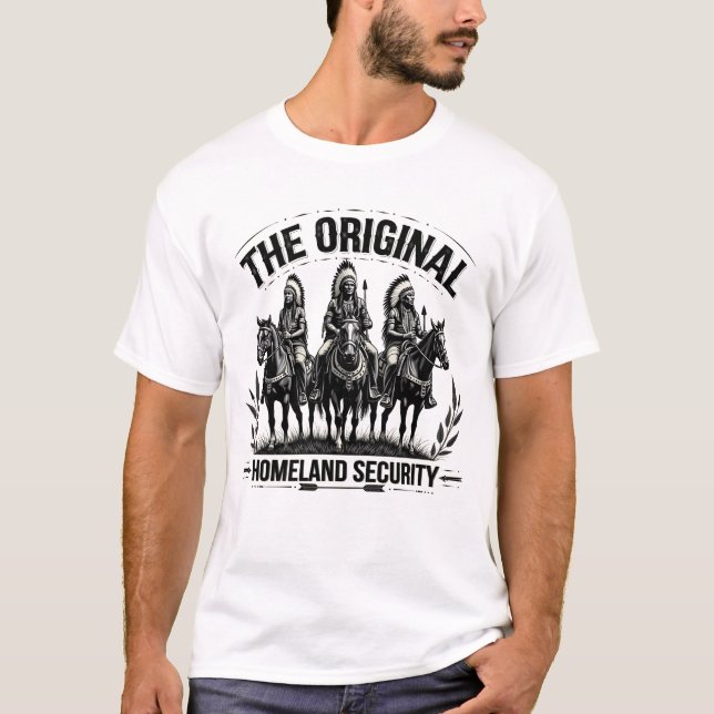 Camiseta Legado nativo indio original (Anverso)