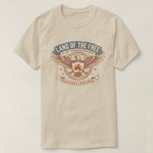 Camiseta Legado Occidental Americano Tierra de la Libertad