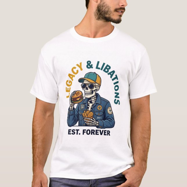 Camiseta Legado y Libaciones (Anverso)