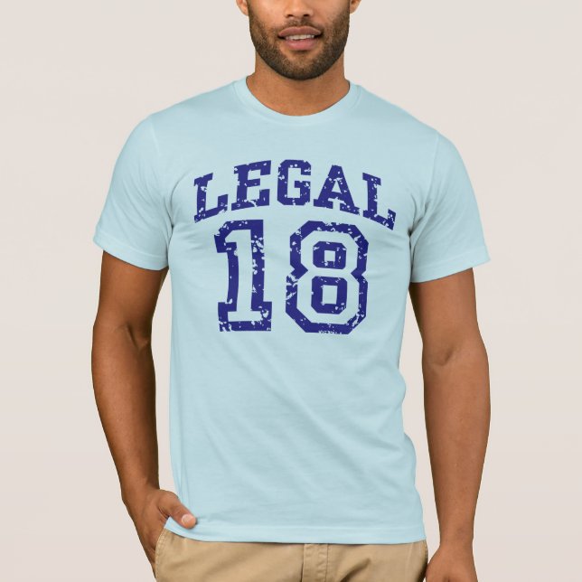 Camiseta Legal 18 (Anverso)
