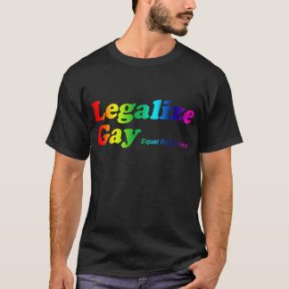 Camiseta Legalice al gay