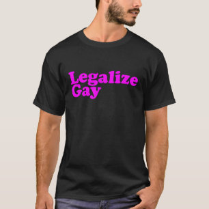 Camiseta Legalice el rosa del gay