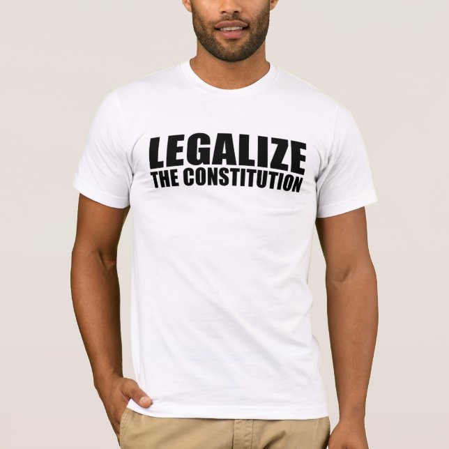 Camiseta Legalice la constitución (Anverso)