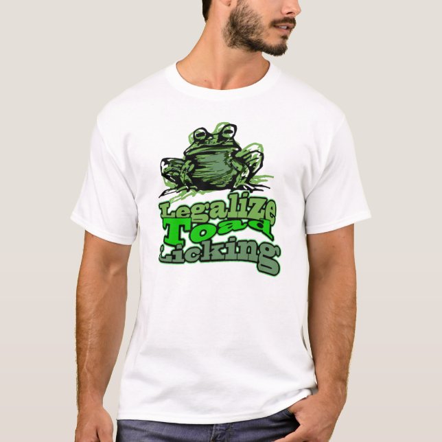 Camiseta Legalice la lamedura del sapo (Anverso)