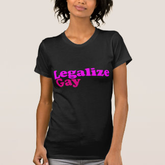 Camiseta legalice la magenta rosada gay