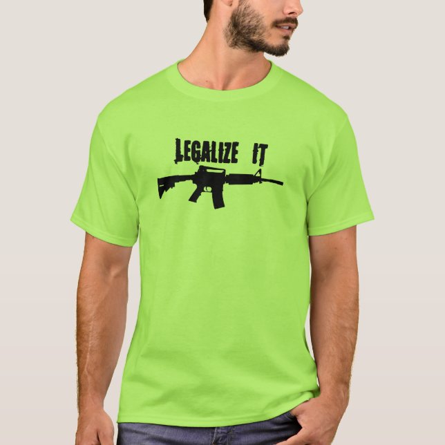Camiseta Legalícelo AR15 (Anverso)