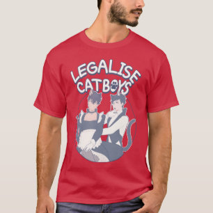 Camiseta Legaliza Catboys chica Anime