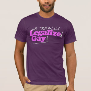 Camiseta Legalización total de la homosexualidad