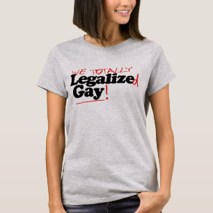 Camiseta Legalización total de la homosexualidad