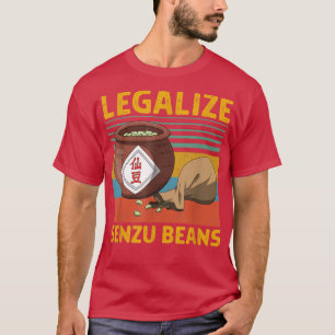 Camiseta Legalizar el diseño de los frijoles Senzu 