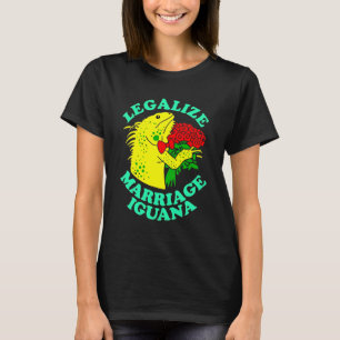 Camiseta Legalizar el matrimonio iguana