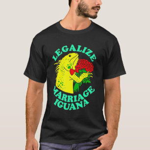 Camiseta Legalizar el matrimonio iguana