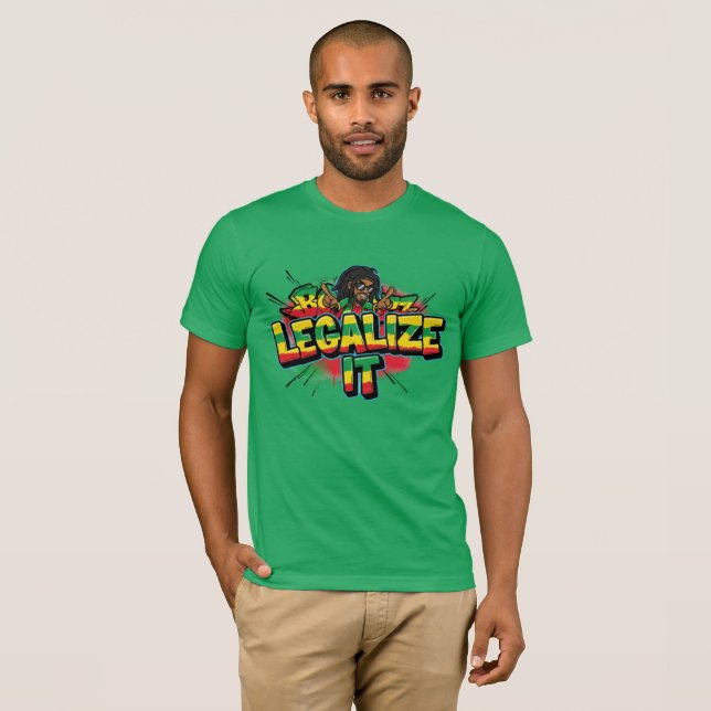 Camiseta Legalizar el reggae (Anverso completo)