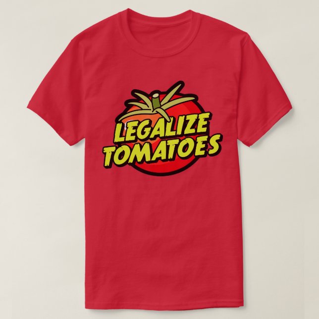 Camiseta Legalizar el tomate (Diseño del anverso)