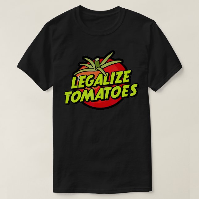 Camiseta Legalizar el tomate (Diseño del anverso)