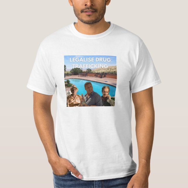 Camiseta Legalizar el tráfico de drogas (Anverso)