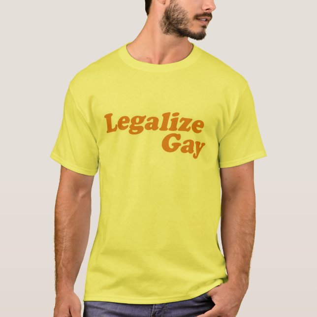 Camiseta Legalizar Gay (Anverso)