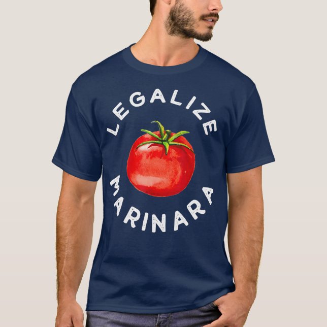 Camiseta Legalizar nuestro regalo de salsa de tomate marina (Anverso)