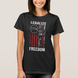 Camiseta Legalize Freedom - 2ª enmienda Pro Gun Rights US