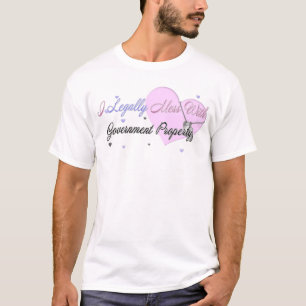 Camiseta Legalmente lío con la propiedad del estado