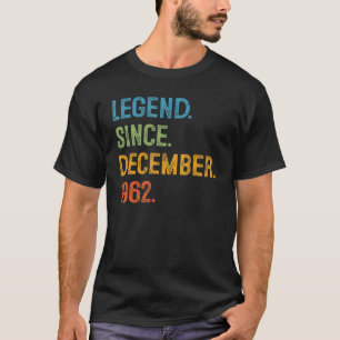 Camiseta Legend de 60 años de edad 60 hombres de cumpleaños