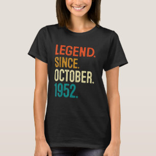 Camiseta Legend de 70 años desde el 1 de octubre