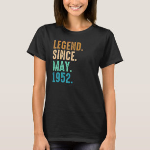Camiseta Legend de 70 años desde mayo de 1952