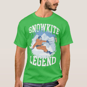 Camiseta Legend de Snowkite Snowkiting Kite Esquí Nieve Kit