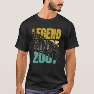 Camiseta Legend From 2007 Birthday Legendary From 2007