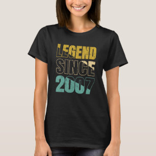 Camiseta Legend From 2007 Birthday Legendary From 2007