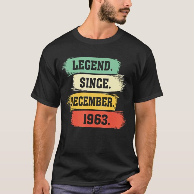 Camiseta Legend From December 1963 u2013 Happy Birthday (Fe (Anverso)