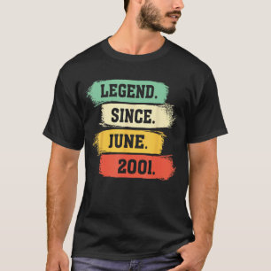 Camiseta Legend From June 2001 u2013 Happy Birthday