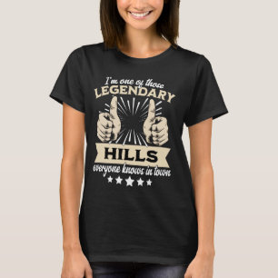 Camiseta Legend Hill Apellido Hill Apellido