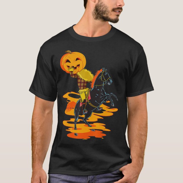 Camiseta Legend of the Headless Horseman Halloween Design (Anverso)