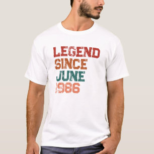 Camiseta Legend personalizada cumpleaños 40