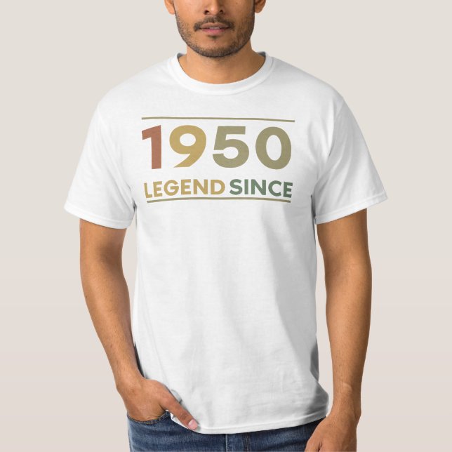 Camiseta Legend Since 1950 (Anverso)